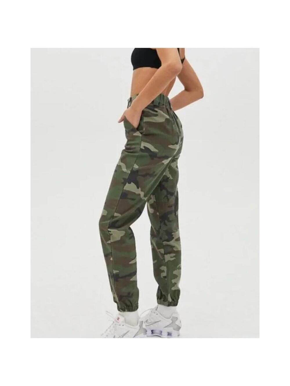 Aritzia TNA Alix Jogger Pant in Tan Camo; XXS